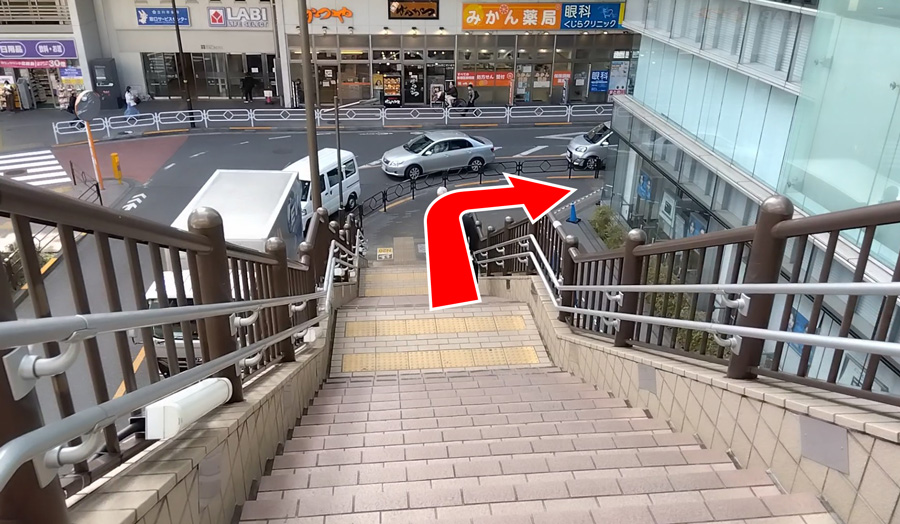 ゆうメンタルクリニック立川院の道順B04